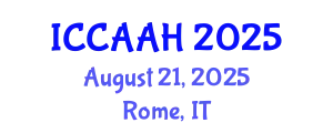 International Conference on Classical Archaeology and Ancient History (ICCAAH) August 21, 2025 - Rome, Italy