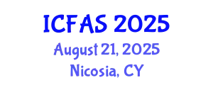International Conference on Fisheries and Aquatic Sciences (ICFAS) August 21, 2025 - Nicosia, Cyprus
