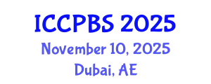 International Conference on Cognitive, Psychological and Behavioral Sciences (ICCPBS) November 10, 2025 - Dubai, United Arab Emirates