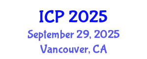 International Conference on Physics (ICP) September 29, 2025 - Vancouver, Canada