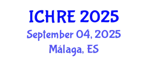 International Conference on Human Reproduction and Embryology (ICHRE) September 04, 2025 - Málaga, Spain