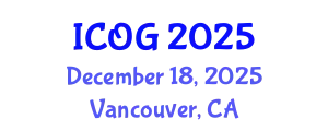 International Conference on Obstetrics and Gynaecology (ICOG) December 18, 2025 - Vancouver, Canada