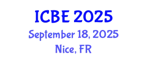 International Conference on Biomaterials Engineering (ICBE) September 18, 2025 - Nice, France