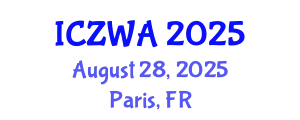 International Conference on Zoology and Wild Animals (ICZWA) August 28, 2025 - Paris, France