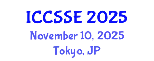 International Conference on Computer Sciences and Software Engineering (ICCSSE) November 10, 2025 - Tokyo, Japan