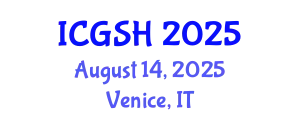 International Conference on Gender, Sex and Healthcare (ICGSH) August 14, 2025 - Venice, Italy