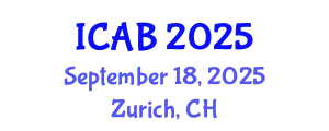 International Conference on Agriculture and Biotechnology (ICAB) September 18, 2025 - Zurich, Switzerland