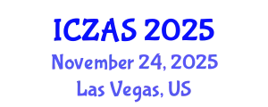 International Conference on Zoology and Animal Science (ICZAS) November 24, 2025 - Las Vegas, United States