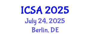 International Conference on Surgery and Anesthesia (ICSA) July 24, 2025 - Berlin, Germany