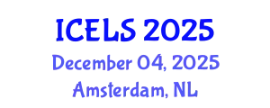 International Conference on Education and Learning Sciences (ICELS) December 04, 2025 - Amsterdam, Netherlands