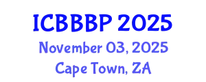 International Conference on Bioenergy, Biogas and Biogas Production (ICBBBP) November 03, 2025 - Cape Town, South Africa