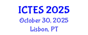International Conference on Teaching and Education Sciences (ICTES) October 30, 2025 - Lisbon, Portugal