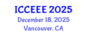 International Conference on Computing, Electrical and Electronic Engineering (ICCEEE) December 18, 2025 - Vancouver, Canada