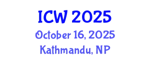 International Conference on Wastewater (ICW) October 16, 2025 - Kathmandu, Nepal