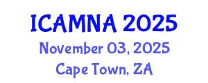 International Conference on Applied Mathematics and Numerical Analysis (ICAMNA) November 03, 2025 - Cape Town, South Africa