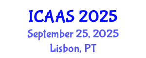 International Conference on Agriculture and Animal Sciences (ICAAS) September 25, 2025 - Lisbon, Portugal