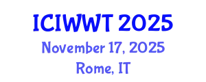 International Conference on Industrial Wastewater and Wastewater Treatment (ICIWWT) November 17, 2025 - Rome, Italy