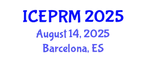International Conference on Environmental Pollution, Restoration and Management (ICEPRM) August 14, 2025 - Barcelona, Spain