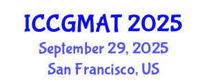 International Conference on Computer Games, Multimedia and Allied Technology (ICCGMAT) September 29, 2025 - San Francisco, United States