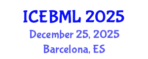 International Conference on e-Education, e-Business, e-Management and e-Learning (ICEBML) December 25, 2025 - Barcelona, Spain