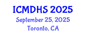 International Conference on Migration, Development and Human Security (ICMDHS) September 25, 2025 - Toronto, Canada