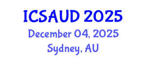 International Conference on Sustainable Architecture and Urban Design (ICSAUD) December 04, 2025 - Sydney, Australia