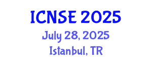 International Conference on Nanomaterials Science and Engineering (ICNSE) July 28, 2025 - Istanbul, Turkey