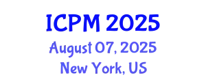 International Conference on Plasma Medicine (ICPM) August 07, 2025 - New York, United States