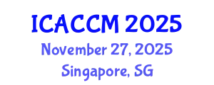 International Conference on Anesthesiology and Critical Care Medicine (ICACCM) November 27, 2025 - Singapore, Singapore