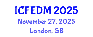 International Conference on Fluids Engineering, Dynamics and Mechanics (ICFEDM) November 27, 2025 - London, United Kingdom