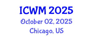International Conference on Waste Management (ICWM) October 02, 2025 - Chicago, United States
