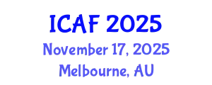 International Conference on Accounting and Finance (ICAF) November 17, 2025 - Melbourne, Australia