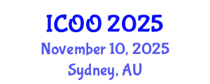 International Conference on Ophthalmology and Optometry (ICOO) November 10, 2025 - Sydney, Australia