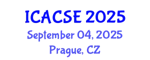 International Conference on Applied Computer Science and Engineering (ICACSE) September 04, 2025 - Prague, Czechia