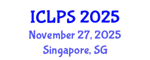International Conference on Law and Political Science (ICLPS) November 27, 2025 - Singapore, Singapore