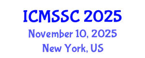 International Conference on Mathematics, Statistics and Scientific Computing (ICMSSC) November 10, 2025 - New York, United States
