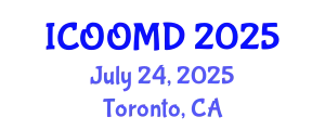 International Conference on Osteoporosis, Osteoarthritis and Musculoskeletal Diseases (ICOOMD) July 24, 2025 - Toronto, Canada