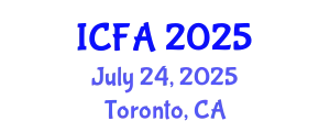 International Conference on Fisheries and Aquaculture (ICFA) July 24, 2025 - Toronto, Canada