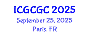 International Conference on Geopolymer Cement and Geopolymer Concrete (ICGCGC) September 25, 2025 - Paris, France