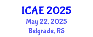 International Conference on Applied Entomology (ICAE) May 22, 2025 - Belgrade, Serbia
