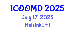 International Conference on Osteoporosis, Osteoarthritis and Musculoskeletal Diseases (ICOOMD) July 17, 2025 - Helsinki, Finland