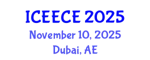 International Conference on Energy, Environmental and Chemical Engineering (ICEECE) November 10, 2025 - Dubai, United Arab Emirates