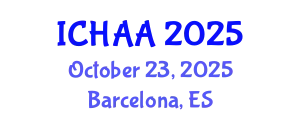 International Conference on Healthy and Active Aging (ICHAA) October 23, 2025 - Barcelona, Spain