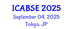 International Conference on Agricultural and Biological Systems Engineering (ICABSE) September 04, 2025 - Tokyo, Japan