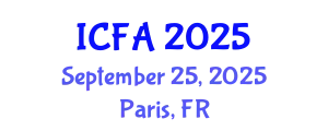 International Conference on Finance and Accounting (ICFA) September 25, 2025 - Paris, France