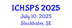 International Conference on Humanities, Social and Political Sciences (ICHSPS) July 10, 2025 - Stockholm, Sweden
