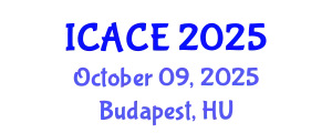 International Conference on Architectural and Civil Engineering (ICACE) October 09, 2025 - Budapest, Hungary