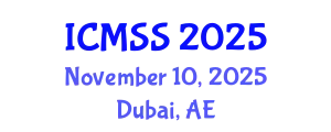 International Conference on Mathematical and Statistical Sciences (ICMSS) November 10, 2025 - Dubai, United Arab Emirates