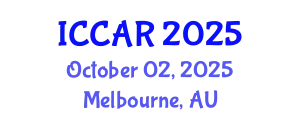 International Conference on Control, Automation and Robotics (ICCAR) October 02, 2025 - Melbourne, Australia