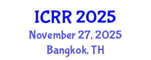 International Conference on Radiography and Radiotherapy (ICRR) November 27, 2025 - Bangkok, Thailand